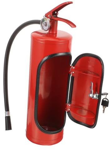 SOLUSTRE Weinflaschenhalter Feuerlöscher Für Rotwein Spirituosen Und Kleine Becher Als Einweihungsgeschenk Für Feiertage