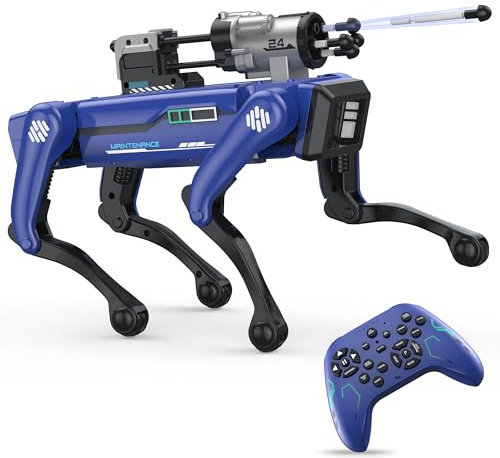 TUEESN Smart Robot Dog - Interactive STEM Toys with Voice & Remote Control, 30+ Lifelike Actions, Programmable Play, 25m Range, Durable & Safe - Best Gift for Kids 6-12