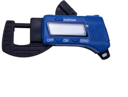 Calibro di spessore elettronico orizzontale con display digitale, strumento misurazione dello portatile, precisione 0-12,7 mm
