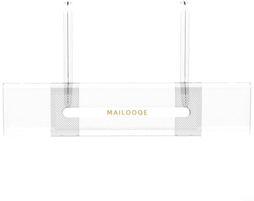 GANCEI Deflector de aire ajustable 60-110 cm plástico transparente parabrisas giratorio 360° para unidades Split AC, refrigeración y calefacción control de dirección del flujo de aire
