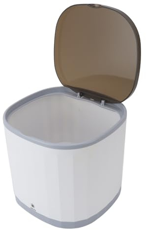 Ejoyous Lavatrice Elettrica con Tazze, Materiale ABS, Pulizia in 15 Minuti, Lavastoviglie Portatile da 4 Litri per Viaggi in Ufficio a Casa