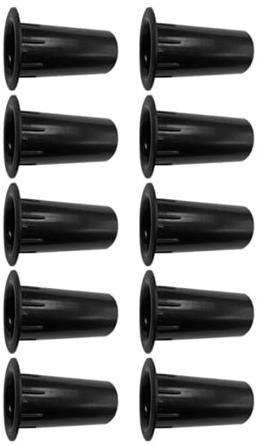 Toyvian Tubo Bass Reflex 10 Pezzi 41X80Mm Plastica Ricambio per Altoparlanti Uso Domestico e Professionale