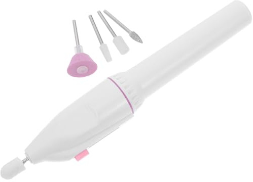 CLISPEED Elettrico Nail Lucidatura Macchina Manicure Polisher Stabile Basso Rumore Bianco Lega di Plastica Dispositivo Portatile per Uso Professionale Domestico Donne