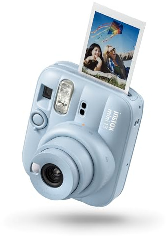 instax mini 13 instantkamera med inbyggd automatisk blixt, inbyggd spegel för selfies, närbildsläge och självutlösare, Forest Blue