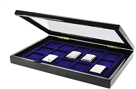 SAFE-ID - Articles de collectionneurs - iD-Safe - Vitrine en Bois pour Briquets Zippo 5901
