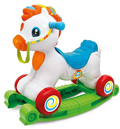 Clementoni Baby 17255 – Martino el Cavallino cabalga, balancín, aprende
