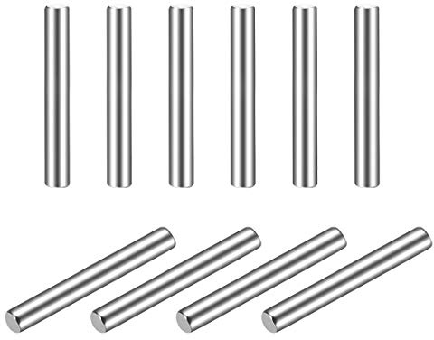 sourcing map 10 Stück Zylinderstifte 2 x 16 mm (ca. 5/64) Dübelstift 304 Edelstahl Holz Etagenbett Dübelstifte Regal Stifte Stützregale