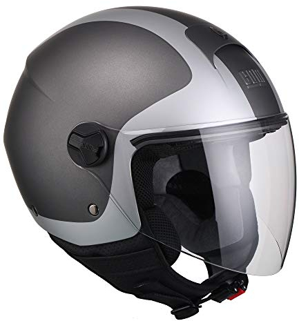 107V-FLA-10 Titan matt (XXL) Jethelm (Positano)