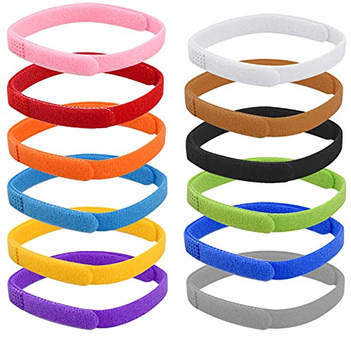 12 st valphalsband, kattungar halsband, 12 färger justerbar halsband, nyfödd kattunge födelse, självhäftande band, för valp