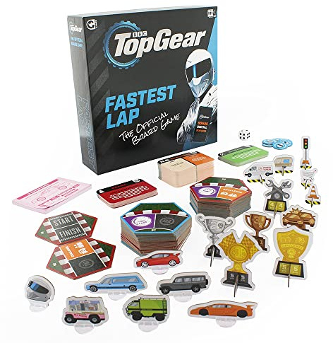Ginger Fox The Official BBC Top Gear Board Game | Fastest Lap 2021 Edition | Age 8+ | 3-6 Spieler | 30-45 Minuten Gameplay | Enthält interaktive Funktionen