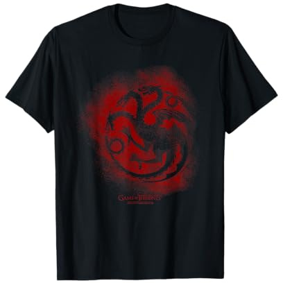 Game of Thrones Targaryen Sprayed Outline Sigil T-Shirt