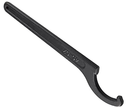 QUARKZMAN L 193mm Chiave Chiave pinze Mandrino x 1pz C Gancio per 45-52mm Rotondo Dado, [Nero]