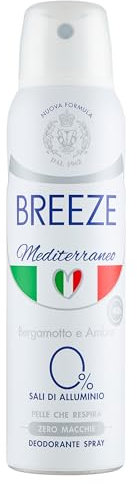 BREEZE | Deodorante spray Mediterraneo 1 x 150 ml