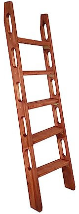 PINPAI Scaletta per Letto a Castello in Legno Massello per Dormitorio e Soppalco, Scaletta per Salire Il Letto a Castello Interno per Rimorchio da Viaggio, Scaletta per Letto a Castello per Apparta