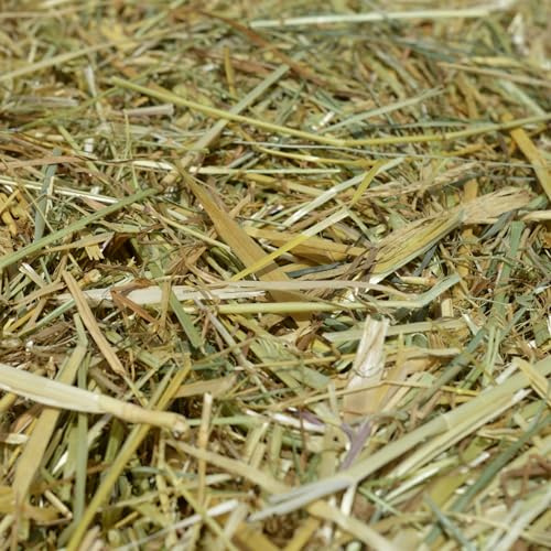 agrar-store 5Kg Premium-Heu 2.Schnitt Kräuterheu Grummet Heuballen Wiesenheu Meerschweinchenheu frisch & unbehandelt