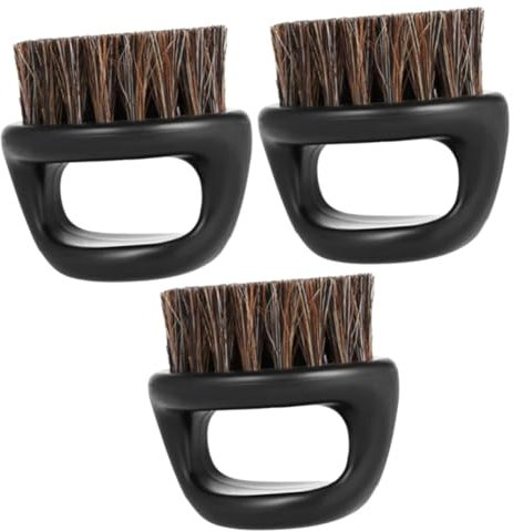 WOONEKY 3stücke Men's Beard Brush Mit Hochwertigen Wildschweinborsten Ergonomisches Design Für Sanfte Bartpflege Und Gleichmäßige Verteilung Von Und Für Friseursalon Oder Hausgebrauch