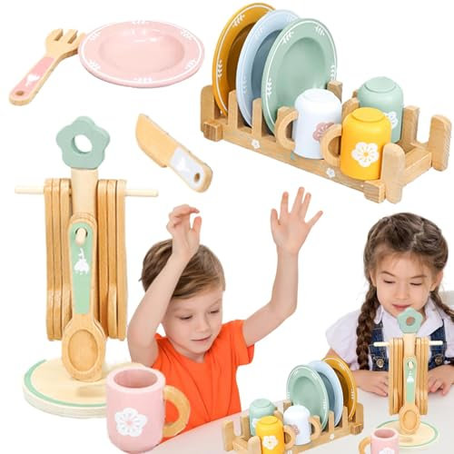 Küchenspielzeug für Mädchen, Kinderküchenspielzeug | Robustes Küchenzubehör und Spielzeug aus | Realistisches Spielküchen-Set für Kinder, Spielküche für Kinder und