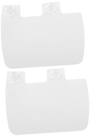 WOONEKY 2pezzi Paraspruzzi Lavello Cucina con Ventose Schermo Antischizzo per Lavello Protezioni Versatili per Lavare Piatti e Verdure Design Minimalista e Facile da Pulire