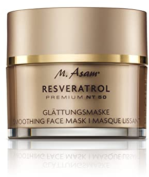 M. Asam Gesichtsmaske Resveratrol Premium NT50 Perfecting Glättungsmaske (50ml) - Gesichtsmaske mit glättendem Effekt & hochkonzentriertem Resveratrol