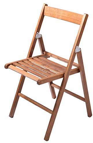 HOUSE COLLECTION HSC1395 Sedia Pieghevole, Noce Laccato, Multicolore, Medium