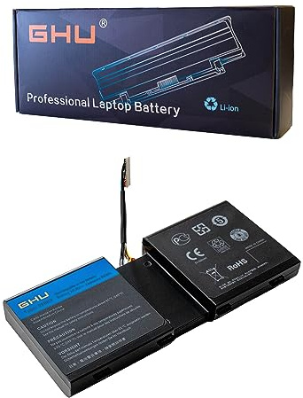 GHU 86Wh 2F8K3 Battery Replacement for Dell Alienware 17 17X M17X-R5 18 18X and M18X-R Series, Compatible with KJ2PX G33TT