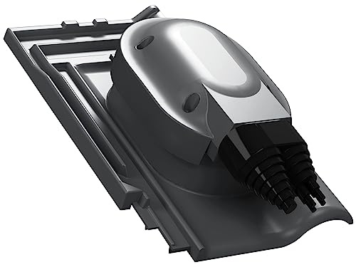 Wasserdichter PV Solardurchgang für Koramic - L15 (Langenzenn) – Graphit | Dachziegel, Solar Dachdurchführung, Photovoltaik-Dachdurchgang, wasserdicht, EPDM-Dichtung, RAL 7024