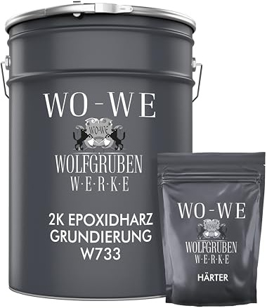 WO-WE 2K Grundierung Epoxidharz Haftgrund Beschichtung Haftgrundierung Tiefengrund - 9Kg