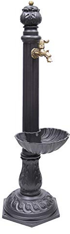 Fonderia Bongiovanni | Fontana a colonna | Fontana ghisa da esterno | Modello Venere 147/C | Ghisa | Fontanella da Giardino Esterno | Fontana a colonna Ghisa | Rubinetto in Ottone