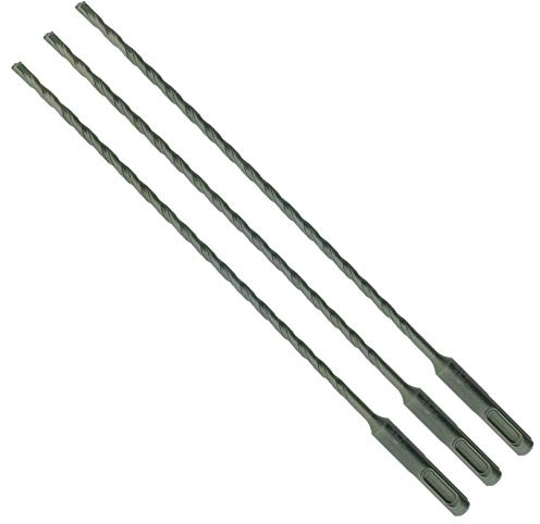 SabreCut 3pcs SDSC55_3 5.5mm x 260mm PGM Approved SDS+ Drill Bits | PGM approved carbide tip and reinforced chrome vanadium core drill stone, concrete and brick with long service life