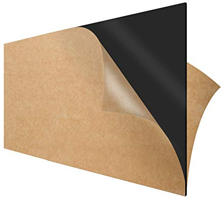 SimbaLux Acrylic Sheet Black Opaque Cast Plexiglass 12 x 24 Long Panel 1/8 Thick (3mm) Plastic Plexi Glass Board with Protective Paper for Signs, DIY Display Projects, Craft, Easy to Cut