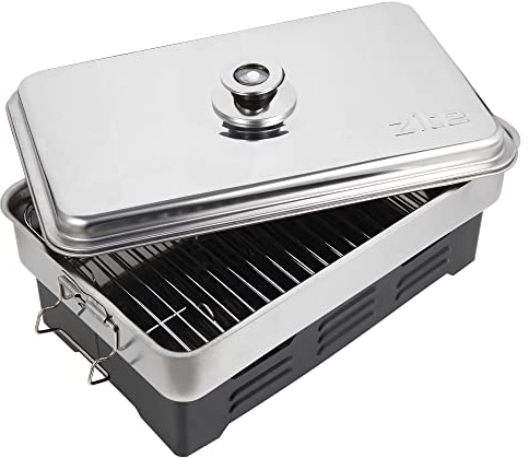 Tischräucherofen Set mit Zubehör PARENT (1. Smoker mit Thermometer)