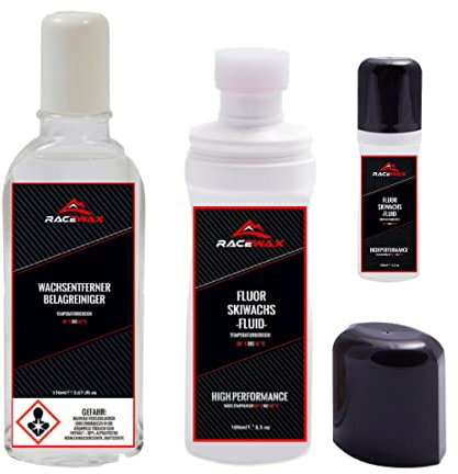 RaceWax Fluor flüssig Skiwachs Universal Fluid Wax Wachsentferner Reiniger