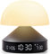 Lexon MINA Sunrise Reveil matin lumineux, simulateur d'aube et crépuscule, 5 sons naturels, lampe de chevet LED veilleuse et luminothérapie - Gris métallique