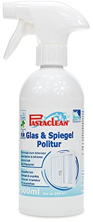 Pastaclean® Glasreiniger - Politur & Veredelung, Für kristallklare Scheiben ohne Streifen & Schlieren, 500ml