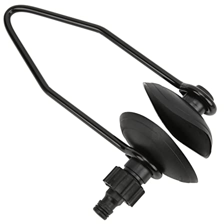 Tissting Motorspülaufsatz für Außenborder und Z Antrieb Bootsmotor, 95mm Rund Kopf Boote Motorspüler Universal Marine Motor Spülanschluss Außenborder Gummi Spülohren Z Antrieb für Boot, Yacht