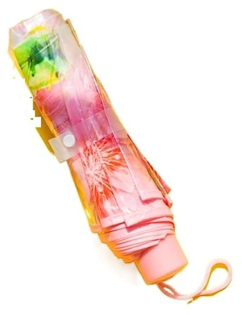 Golfschirme Regenschirm, Transparenter Regenschirm, Rosa Blume, Starker Ständer, Intelligenter Regenschirm, Dual-Use-Regenschirm, Reiseschirm Familien Regenschirm ( Color : Rosa , Size : 27*6cm )