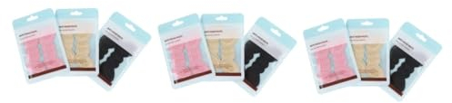 minkissy 9 Paare Schuhabsatzgriffe hohe Fersenpolster Schuhpolsterauflage Klemme High Heels protect Schuhclips hohe Fersengriffe hohes Fersenpolster Schwamm Hacke fuß aufkleber Hoher Absatz
