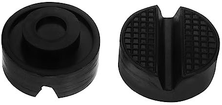 SOLUSTRE 2stücke Auto Hebebühnen Gummi Pad Wagenheber-ständer-Pads Gummi-Schlitz-pad Rahmenschienen-Adapter Für Höchste Festigkeit Und Langlebigkeit