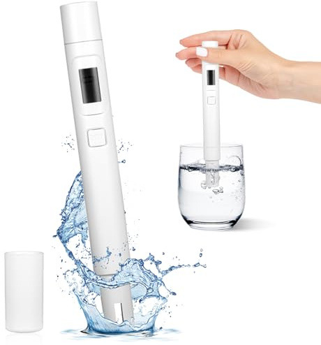 Wasserqualitätstester, TDS Messgerät, Wasserqualität Tester, Wassertester für Trinkwasser, Schwimmbad, Aquarium, Pools und Labor, Messbereich 0-9990 PPM