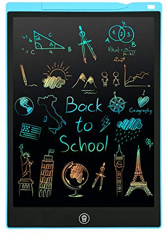 Tavoletta Grafica Bambini 12 Pollici,PINKCAT Giocattolo Bambino Lavagna Disegno Cancellabile Tablet Disegno Grafico Tavoletta da Scrittura LCD Portatile Lavagna Magica Regali Bambini 2 3 4 5 6 7 Anno