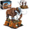 Mavo brix Riesiges Mammut-Fossil-Bauset mit Lebensraum-Basis, Elephant Crossing Toys kompatibel mit Lego Animal Tier- und Dinosaurier-Sets, Weihnachts Geburtstagsgeschenk für Erwachsene, 1310 Teile