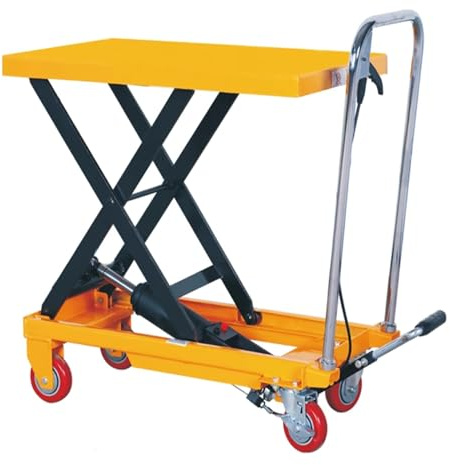 Motorcycle lift jack,hydraulic lift table cart,Lifting height 49.6in scissor lift table,load capacity 330lb lift table trolley,double scissor jacks for material handling lifts,motorbike jacks(126cm/49