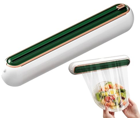 Emballage de la glissière enveloppe, coupe-cinglé cling - Outil de coupe de film de bol portable | Cutter de film cling magnétique rechargeable léger, pour la cuisine, le réfrigérateur, le restaurant,