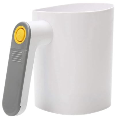 Asyduey Tamizador EléCtrico de Mano para Harina, Polvo de AzúCar Glaseado, Tamiz de Harina de Acero Inoxidable, Tamiz en Forma de, Herramienta para PasteleríA de Cocina