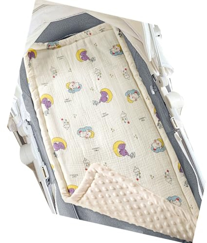 Strollers Seats Liner with Printed Pattern Pushchair Mattress Chair Pad Cushion Seats Infant Supply Easy Cleaning Strollers