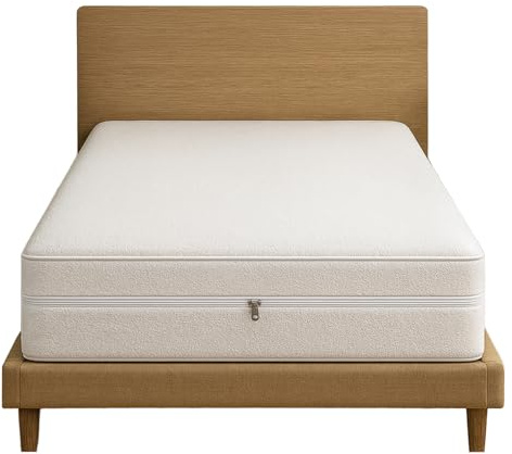 SEDALINNE – Funda de Colchón Elastica 80x190 cm - Tejido Microfibra Suave y Transpirable - Cierre Cremallera - Ajuste Fácil Colocación - Protección Antialérgica y Lavable