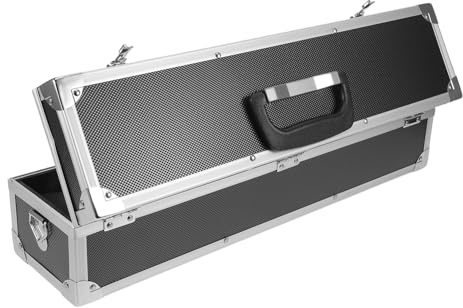 OFFSCH Estuche Organizador Portátil para Cuchillos De Chef 8 Ranuras Aluminio Resistente con Cerradura Combinada Doble para Chefs y Cocina Al Aire Libre
