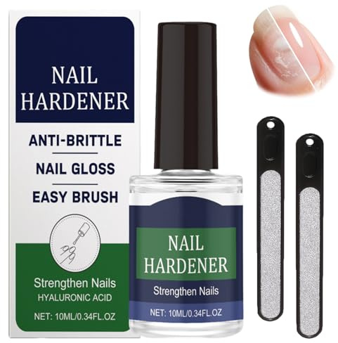 Nagelhärter mit Hyaluronsäure, Nagelfestiger und Nagelreparatur. Fördert effektiv die natürliche Nagelerneuerung und stellt Stärke und Glanz wieder her. (1 Stück)