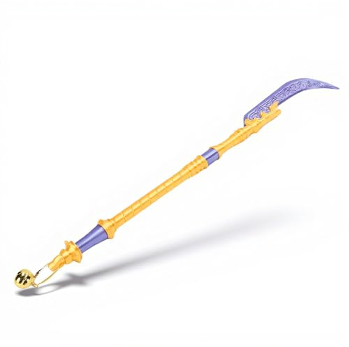 VELATEMOR Espada Larga de Cosplay Impresa en 3D, Espada de Disfraz de Cosplay Púrpura, Accesorio de Fantasía de Arma de Cosplay, Disfraz de Halloween, Réplica de Espada de Anime