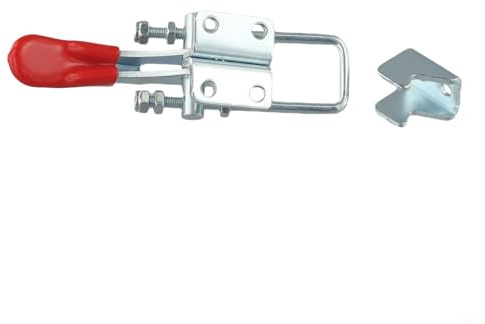 GH-40323 Knebelklemme, 160 kg, Tragfähigkeit für Blechschweißen und elektronische Montage, verstellbarer U-Bolzen mit 3,5 cm, 4 Stück